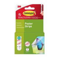 17024 | 3M Command plakatstrips - 12 strips