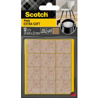 3M™ Extra Soft Uld Filtpuder, Beige, Selvklæbende, 12 x 24 mm x 22 mm